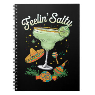 Feelin' Salty Margarita Funny Cinco De Mayo Notebook