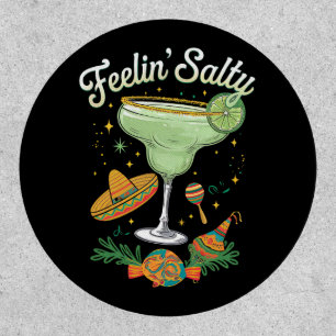 Feelin' Salty Margarita Funny Cinco De Mayo Patch
