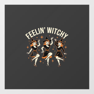 Feelin’ Witchy Halloween Witch Dance Floor Decals