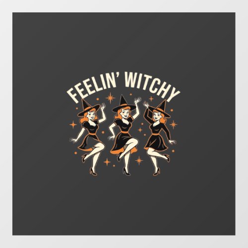 Feelin’ Witchy Halloween Witch Dance Floor Decals
