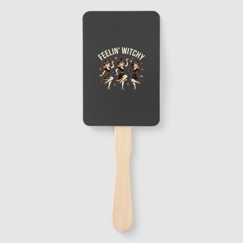 Feelin’ Witchy Halloween Witch Dance Hand Fan