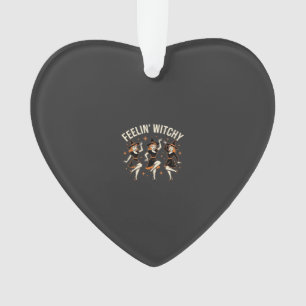Feelin’ Witchy Halloween Witch Dance Ornament