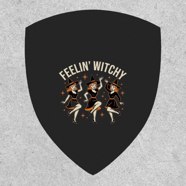 Feelin’ Witchy Halloween Witch Dance Patch (Front)