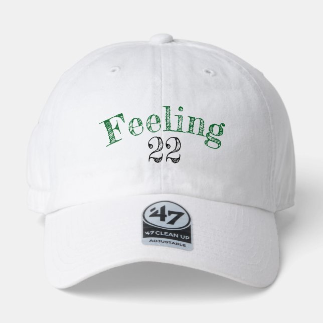 Feeling 22 47 CLEAN UP hat style  Trucker Hat  (Front)