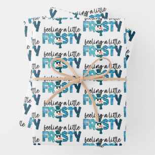 Feeling A Little Frosty Customize Wrapping Paper Sheets