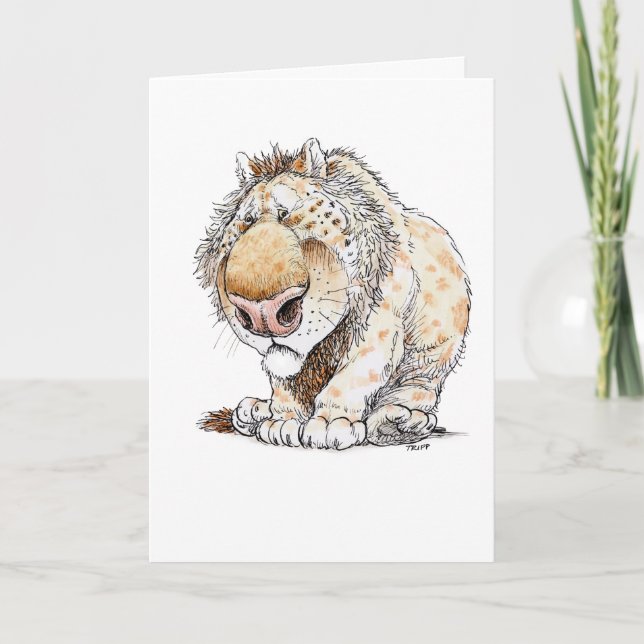 Feeling Beastly Greeting Card (Front)