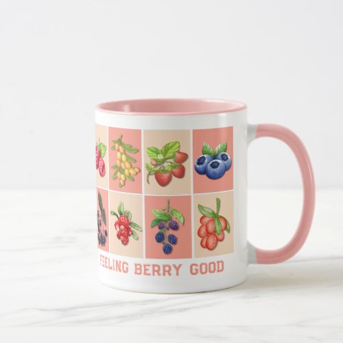 FEELING BERRY GOOD Custom Name Strawberry Mug