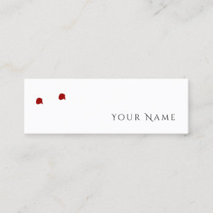 FEELING BITEY Funny Vampire Personal Calling Card