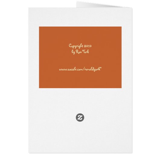 Feeling Blue? card (Back)