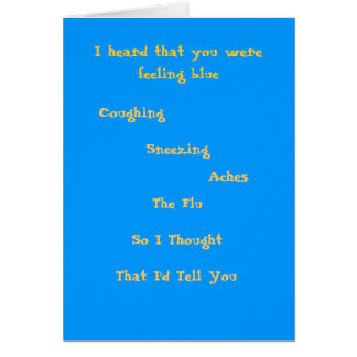 Feeling Blue Cards