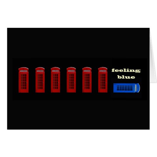 Feeling Blue London England (Front Horizontal)