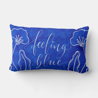 Feeling Blue Lumbar Pillow