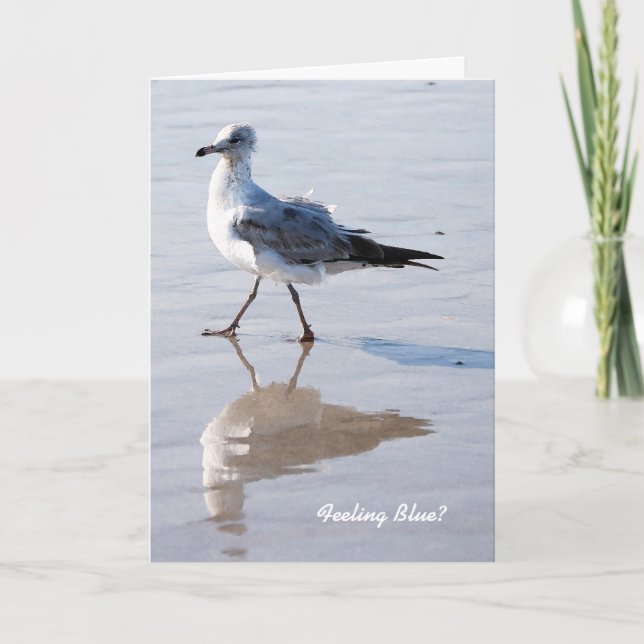 Feeling Blue, Missing You Card (Front)