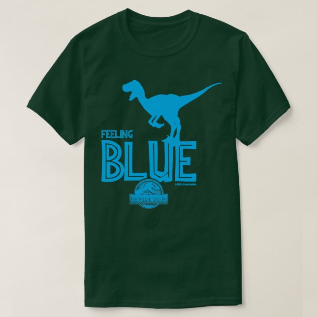 Feeling Blue  World T-Shirt (Design Front)