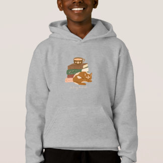 Feeling Bookish Cat Hoodie