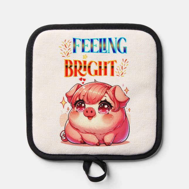Feeling Bright Pot Holder (Front)