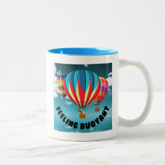 Feeling Buoyant - Try Ballooning Two-Tone Coffee Mug