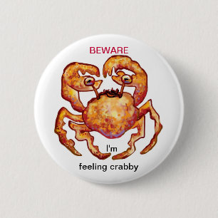 feeling crabby button