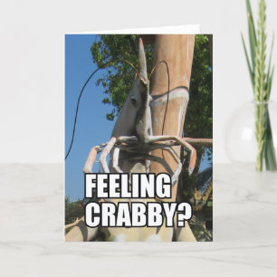 FEELING CRABBY? MEME CARD