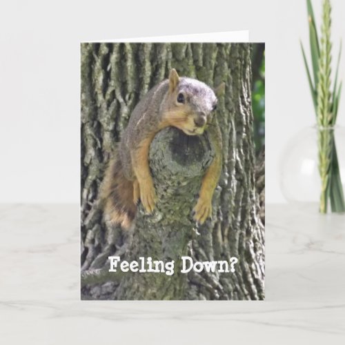 Feeling Down Hang in There support Card