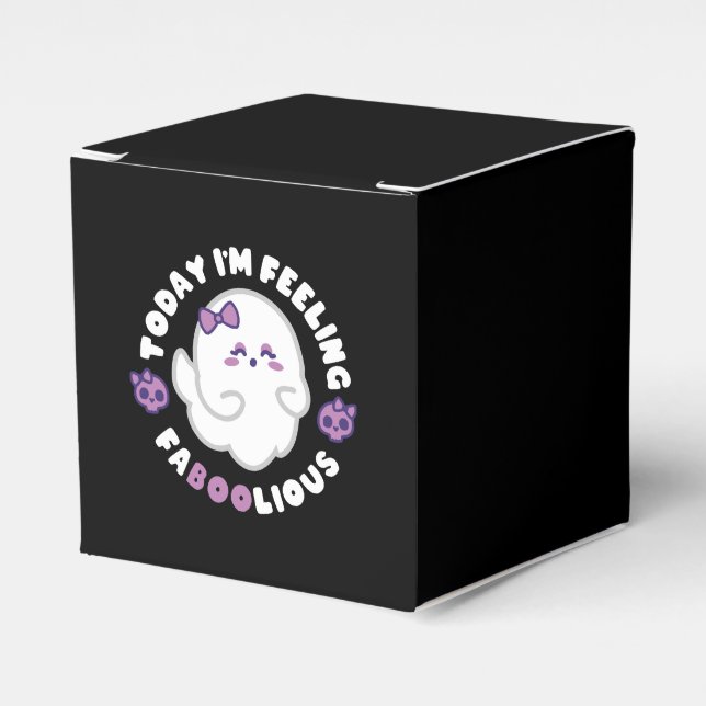 Feeling Faboolious Favor Boxes (Front Side)
