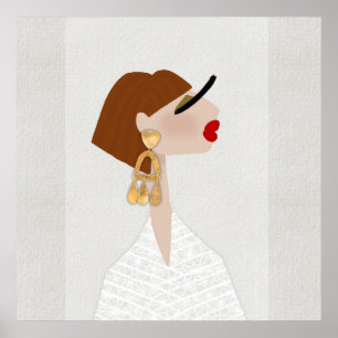 Feeling Fashion Fabulous Glam Fashion Art Poster