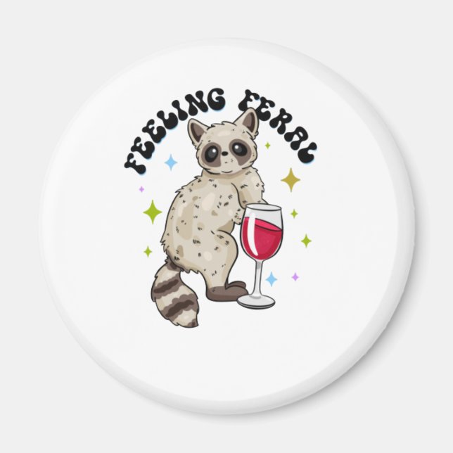 Feeling Feral Magnet (Front)