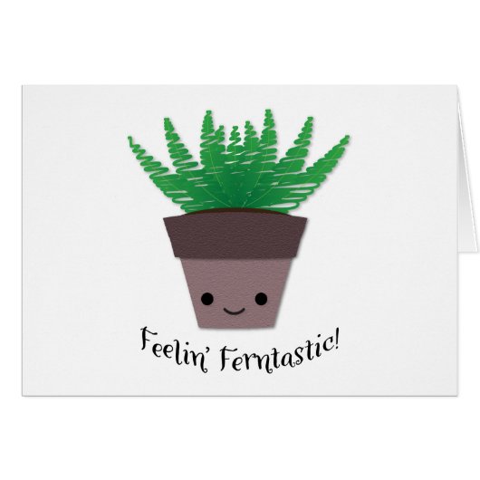 Feeling Ferntastic Fern Cards (Front Horizontal)