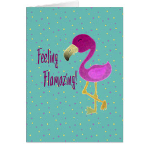 Feeling Flamazing Flamingo Cards