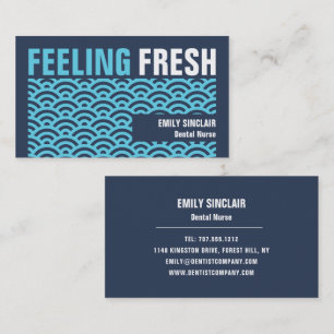 Feeling Fresh, Dentist Business Card