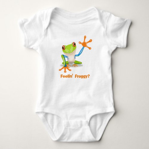 Feeling Froggy _ Tree Frog Baby Bodysuit