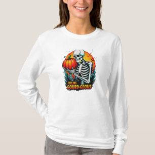 'Feeling Gourd-geous' Skeleton Hand Halloween Tee