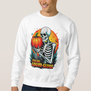 'Feeling Gourd-geous' Skeleton Hand Halloween Tee