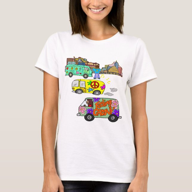 Feeling Groovy Baby Boomer T-Shirt (Front)