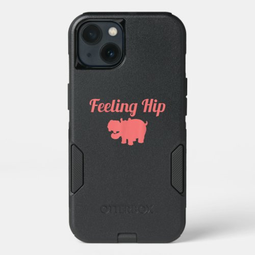 Feeling Hip Hippopotamus Funny Hippo Kid Gifts iPhone 13 Case