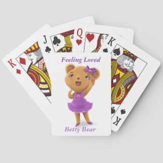Feeling Loved, A Ted E. Bear Story Betty Bear Deck Poker Cards