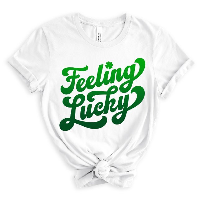 Feeling Lucky | Green Ombre St. Patrick’s Day  Tri-Blend Shirt (Creator Uploaded)