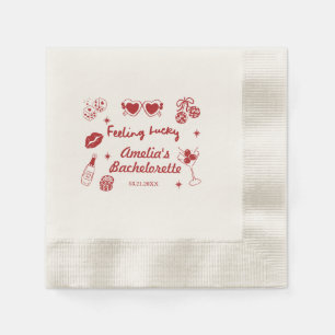 Feeling Lucky In Vegas Bachelorette,Girls Trip Nap Napkins