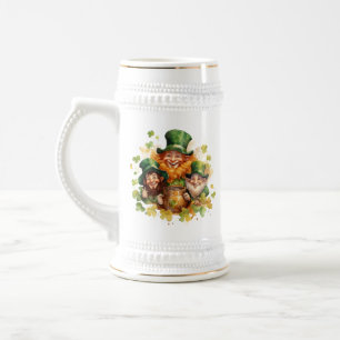 Feeling Lucky Leprechauns St. Patrick's Beer Stein