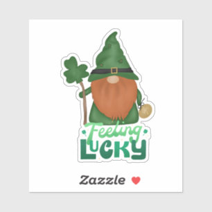 Feeling Lucky Little Guy Irish Saint Patrick's Day Sticker