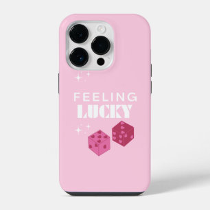 Feeling Lucky, Lucky Girl, Luckiest Girl, Preppy iPhone 14 Pro Case