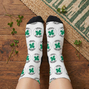 Feeling Lucky Shamrock Socks