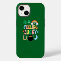 Feeling Lucky St Patricks Day Charm Irish Shamrock