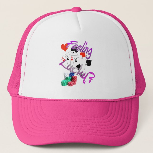 Feeling Lucky? Trucker Hat (Front)