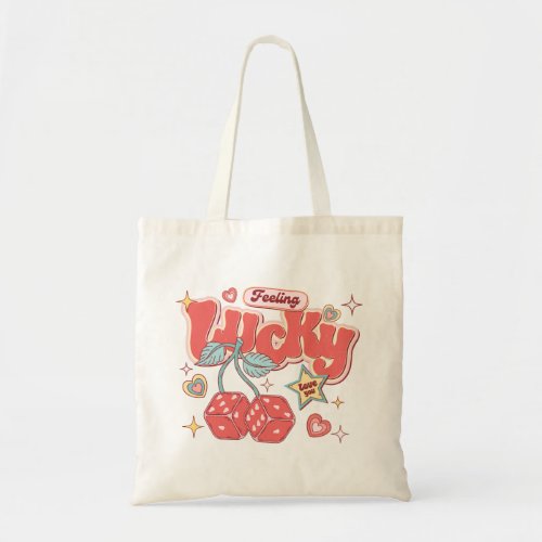 Feeling Lucky Valentines Day Tote Bag