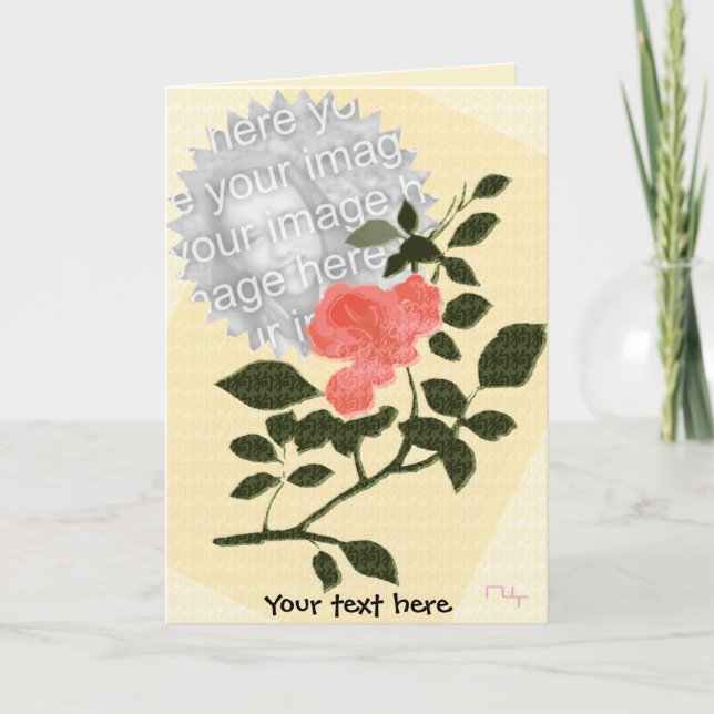 Feeling of a flower  card (Front)