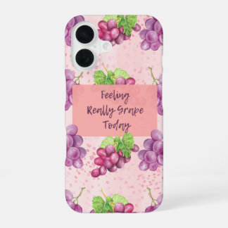 Feeling Really Grape Today iPhone 16 Case