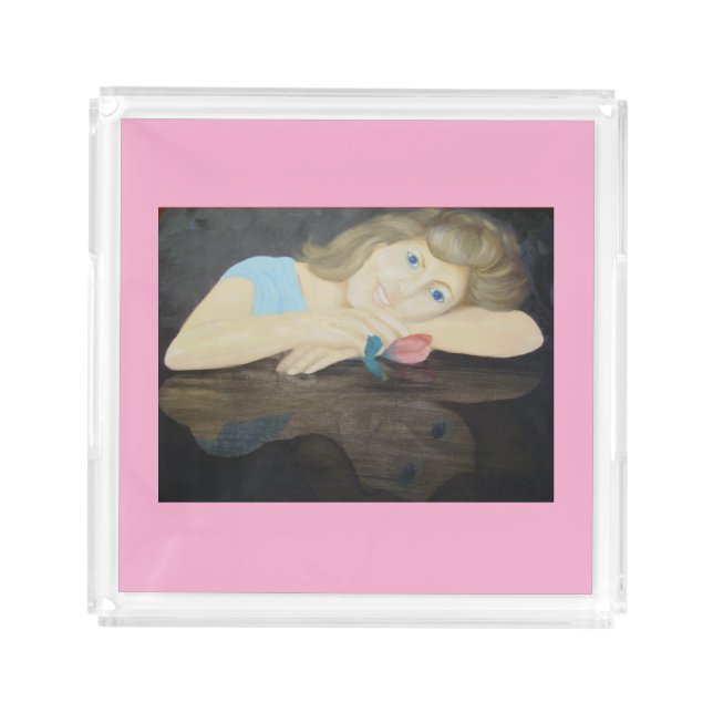 Feeling Rosey Vanity Tray (Front)