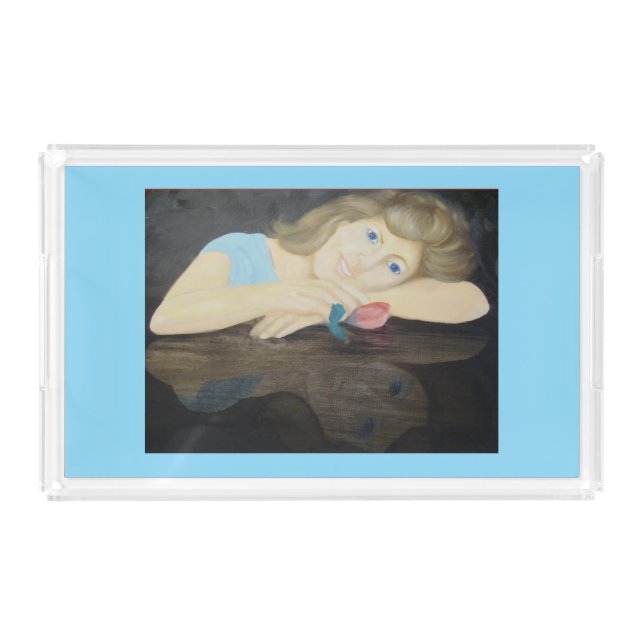 Feeling Rosey Vanity Tray (Front)