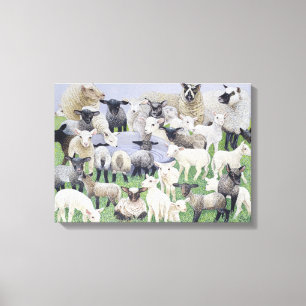 Feeling Sheepish Canvas Print